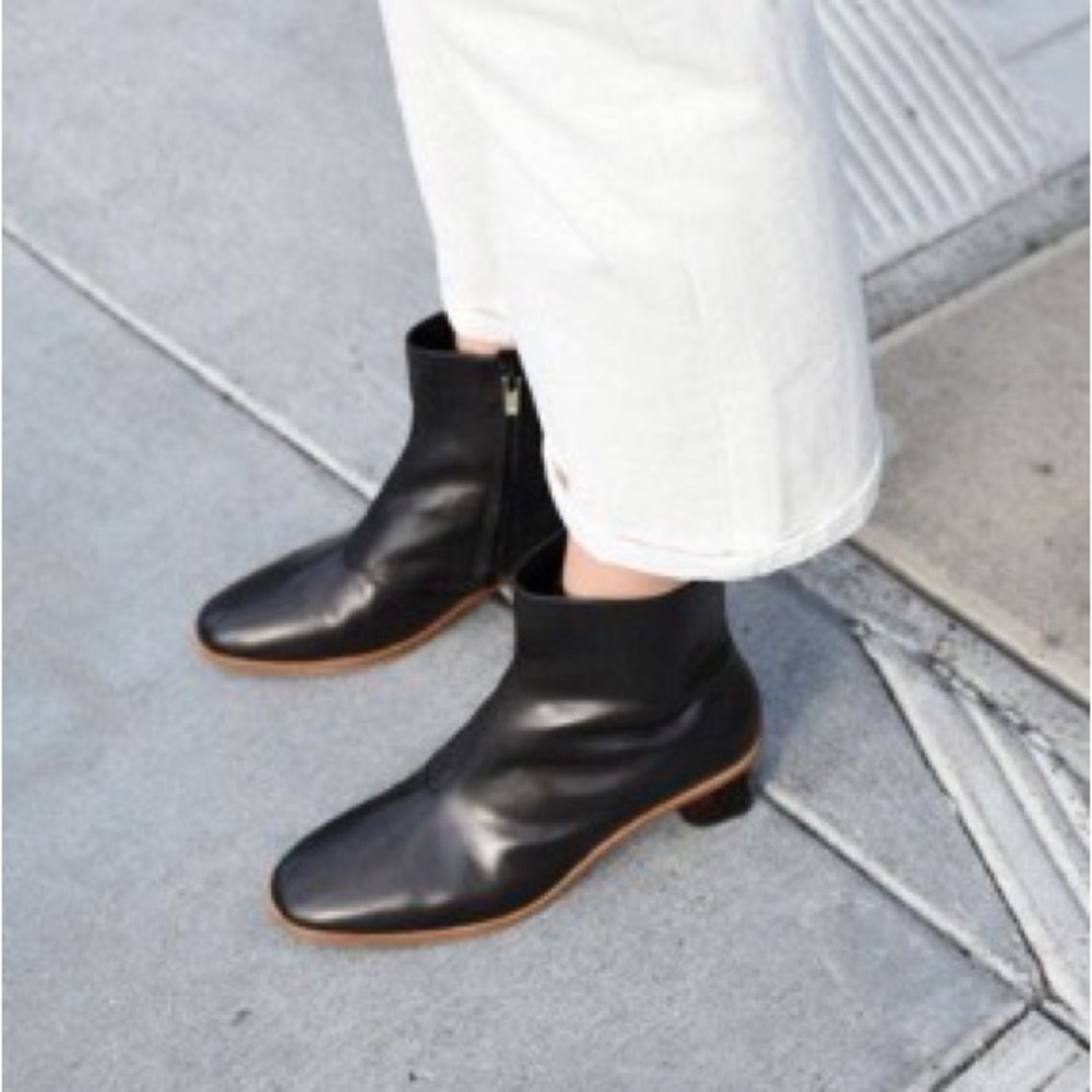 Robert Clergerie Preen Black Boots EU 39 US 8 1/2 W Box & Dust Bags - worn once